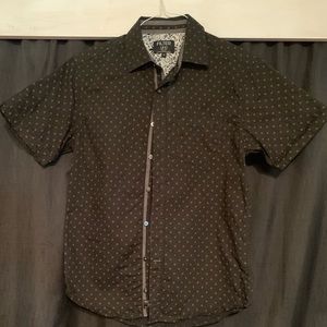 Filter button down short sleeve shirt.
